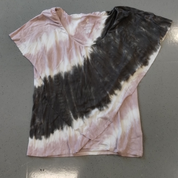 Juicy Couture Tye Dye Top Womens Size Medium Layered Sleeveless Jersey Stretch - Picture 4 of 13